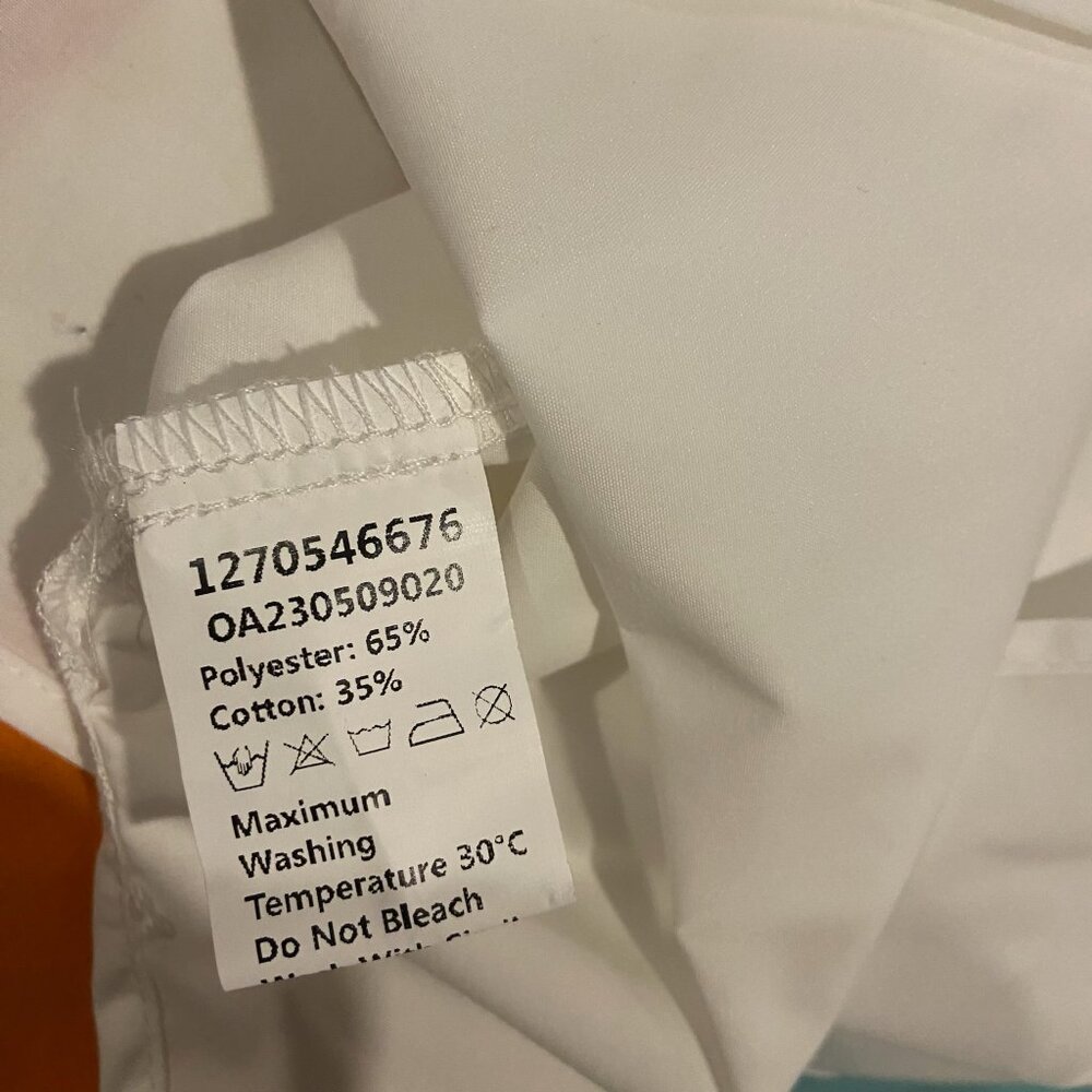 NWT Classic White Oversized Button-Down Shirt | Timeless Wardrobe Staple XS - Picture 8 of 9